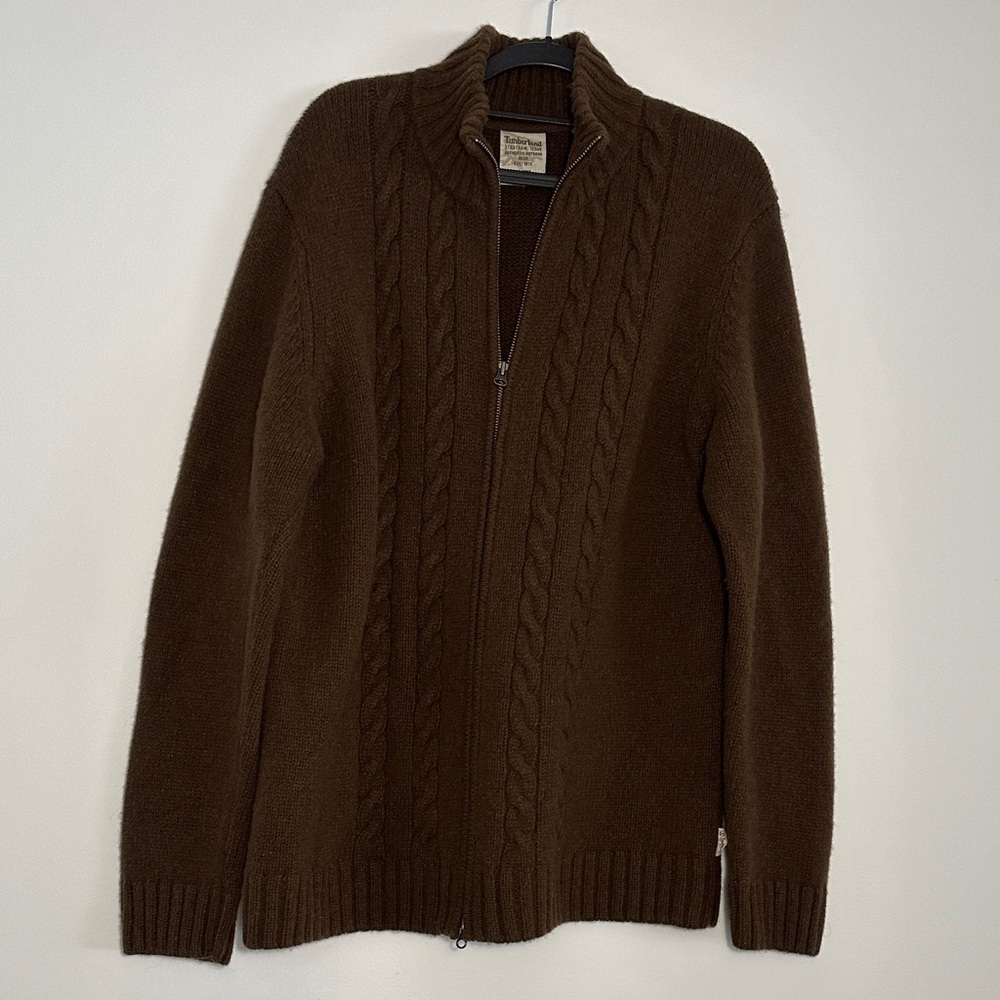 Timberland Stratham Issue Men’s Wool Zip-Up Sweater